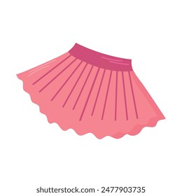 Tutu skirt icon clipart avatar logtotype isolated vector illustration