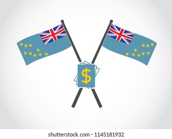 Tuvalu Emblem Dollar Bill