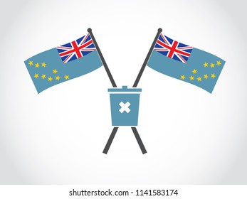 Tuvalu Emblem Garbage
