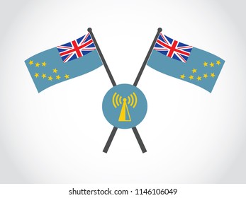Tuvalu Emblem Tower Telecommunications
