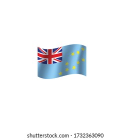 Tuvalu-Flagge. Einfache Vektor. Nationalflagge Tuvalus 