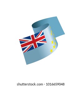 Tuvalu flag, vector illustration