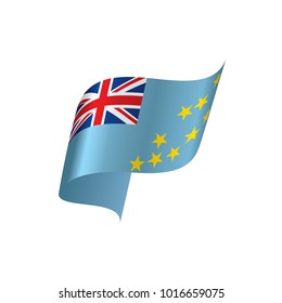 Tuvalu flag, vector illustration