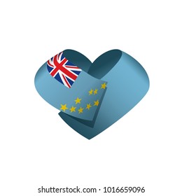 Tuvalu flag, vector illustration