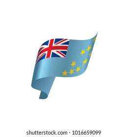 Tuvalu flag, vector illustration