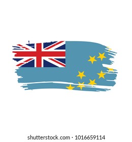 Tuvalu flag, vector illustration