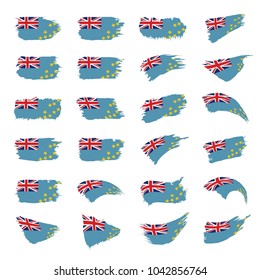 Tuvalu flag, vector illustration