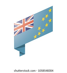 Tuvalu flag, vector illustration