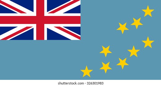 Tuvalu Nation Flag