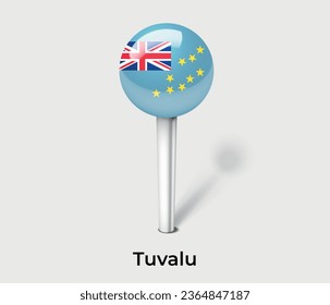 Icono del marcador de posición de la bandera nacional de Tuvalu