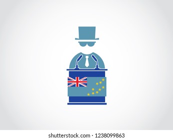 Tuvalu Podium Mafia Speech