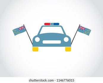 Tuvalu State Police Cop