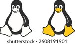 Tux penguin character logo official mascot of the Linux kernel 
