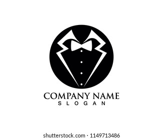 Tuxedo black logo icons 