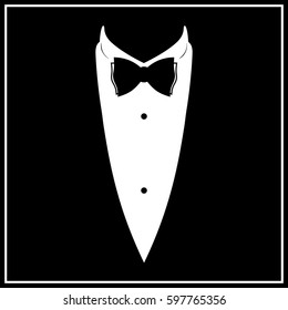 Tuxedo Business Suit Vector Illustration Stock Vector (Royalty Free ...