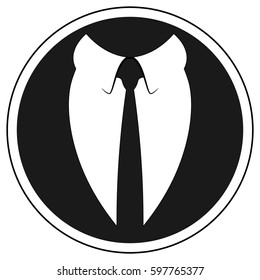 The tuxedo, Business suit , vector illustration