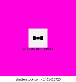 tuxedo butterfly icon sign signifier vector