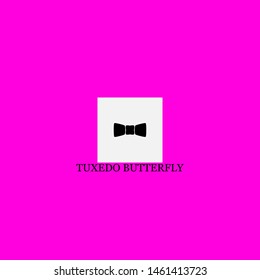 tuxedo butterfly icon sign signifier vector