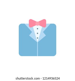 Tuxedo color icon. Element of color clothes icon for mobile concept and web apps. Detailed Tuxedo icon can be used for web and mobile