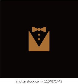 tuxedo elegance logo concept