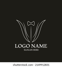 tuxedo elegant icon vector illustration template design