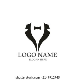 tuxedo elegant icon vector illustration template design