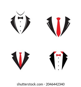 Tuxedo exclusive template vector icon illustration design