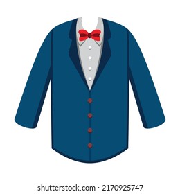 Icono de vector plano de Tuxedo que puede fácilmente modificar o editar 