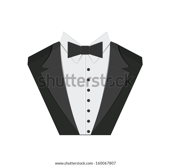 Tuxedo Icon Stock Vector (Royalty Free) 160067807