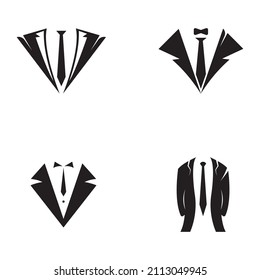 Tuxedo icon and logo for menswear , design template