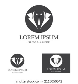 Tuxedo icon and logo for menswear , design template