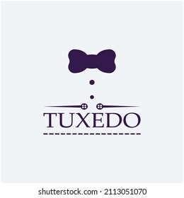 Tuxedo icon and logo for menswear , design template