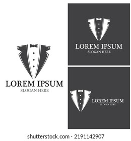 Tuxedo icon and symbol vector template
