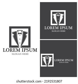 Tuxedo icon and symbol vector template