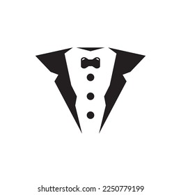 Tuxedo icon and symbol vector template