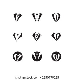 Tuxedo icon and symbol vector template