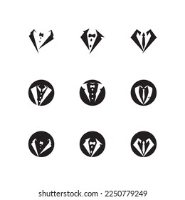 Tuxedo icon and symbol vector template