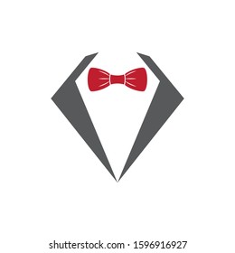 Tuxedo  icon Vector Illustration design Logo template