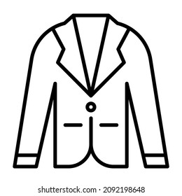 Imagen vectorial de icono de Tuxedo. También se puede usar para aplicaciones web, aplicaciones móviles y medios impresos.