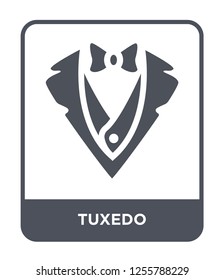 tuxedo icon vector on white background, tuxedo trendy filled icons from Luxury collection, tuxedo simple element illustration