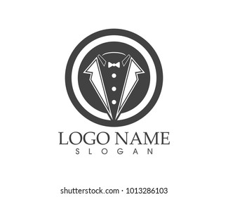 Tuxedo logo design template