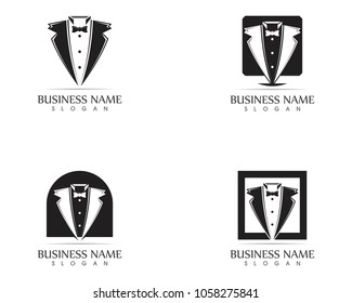 Tuxedo logo design template