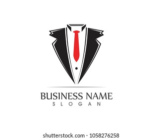 Tuxedo logo design template