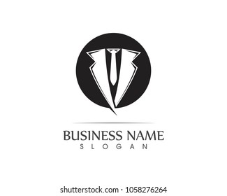 Tuxedo logo design template