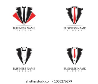 Tuxedo logo design template