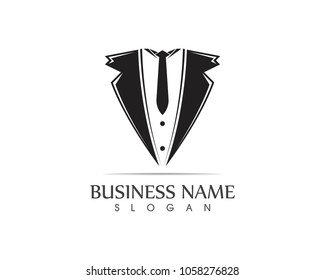 Tuxedo logo design template