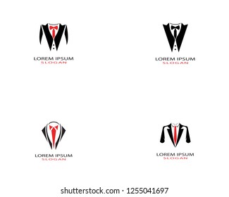 Tuxedo logo design template