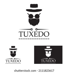 Tuxedo logo icon vector design template