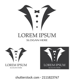 Tuxedo Logo Symbol Vektordesign-Vorlage