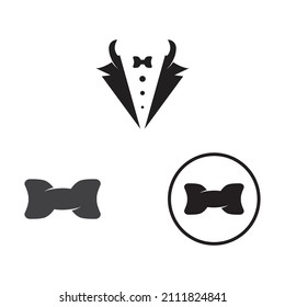 Tuxedo logo icon vector design template